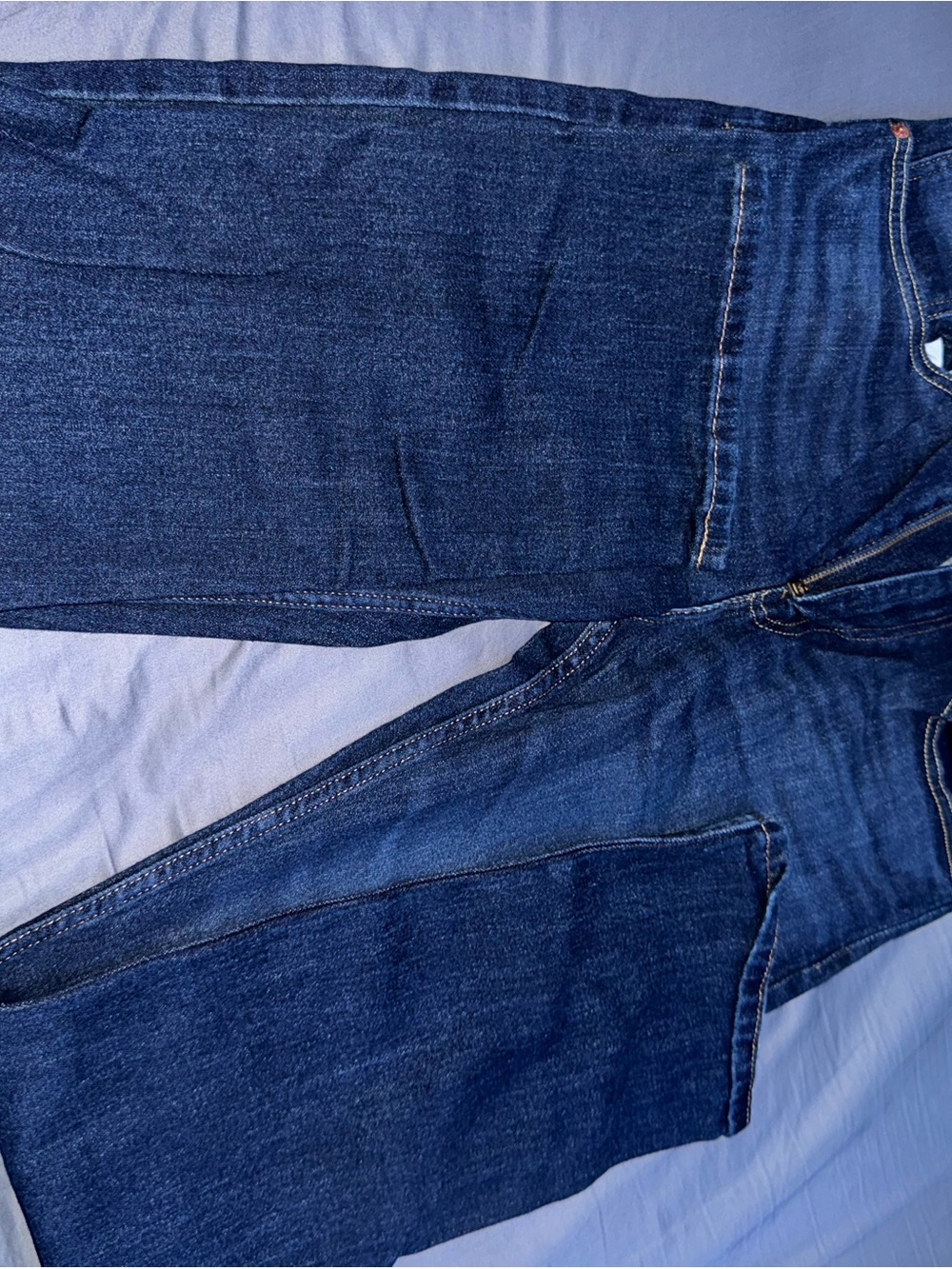 Levi's Men's Deep Blue Straight Leg Jeans